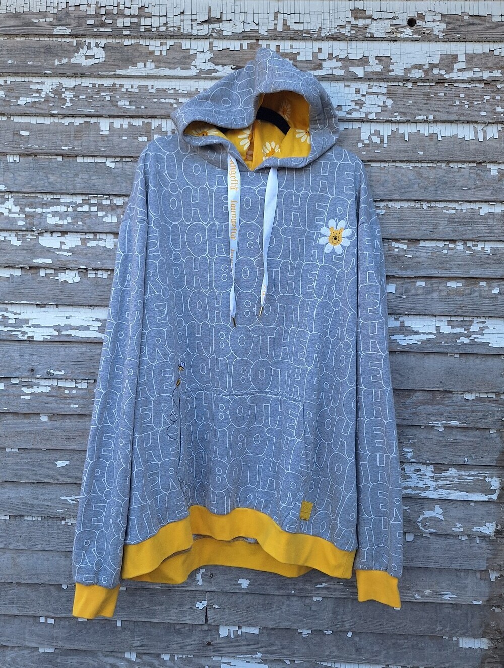 LOUNGEFLY DISNEY WINNIE THE POOH OH BROTHER PRINT HOODIE Size 3X